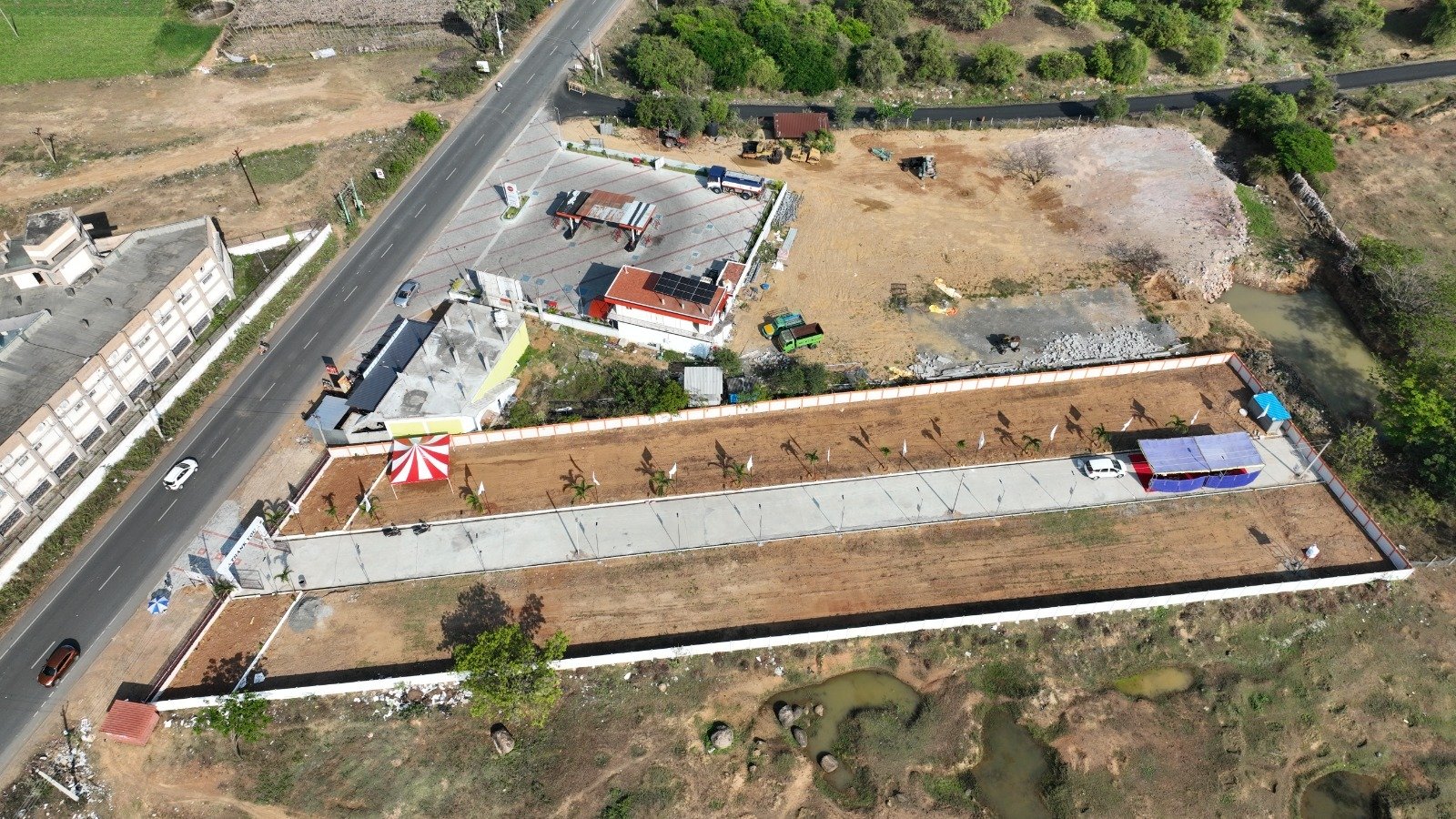 Valencia Square Aerial View